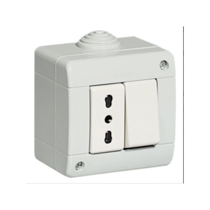 foto del prodotto bticino kit presa bipasso deviatore