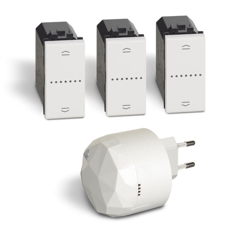 foto del prodotto bticino kit tapparelle wifi e gateway serie livinglight sn3602kit