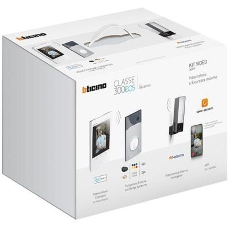 foto del prodotto bticino kit video vivavoce monofamiliare linea3000 classe 300eos cod. 363917 