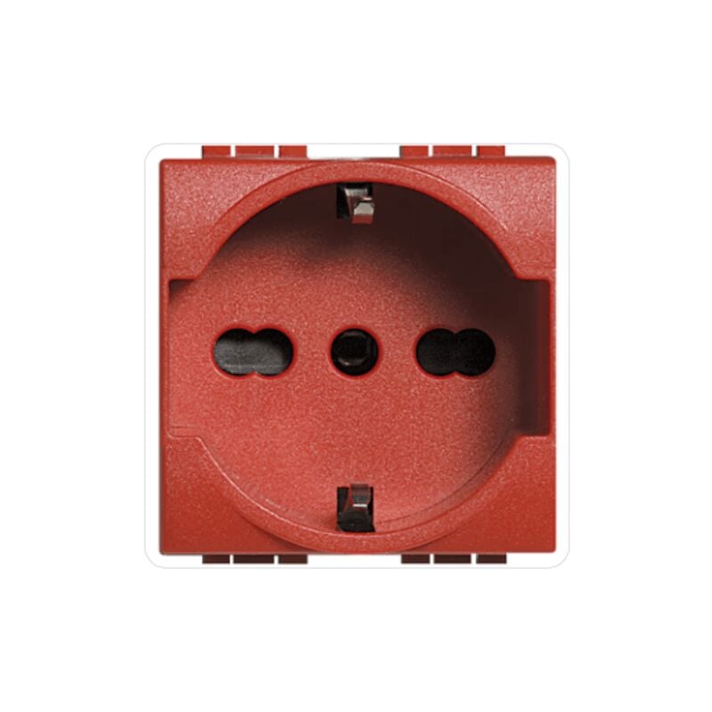foto del prodotto bticino l4140 16r living int presa std tedesco italiap30red