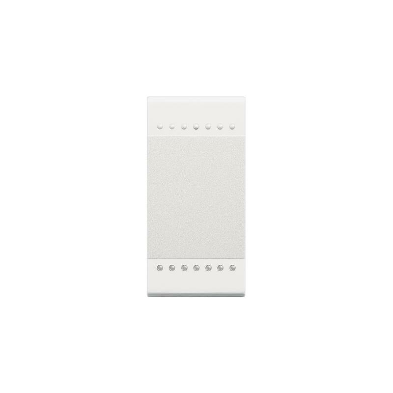 foto del prodotto bticino living light copritasto con lente illuminabile, 1 modulo, bianco