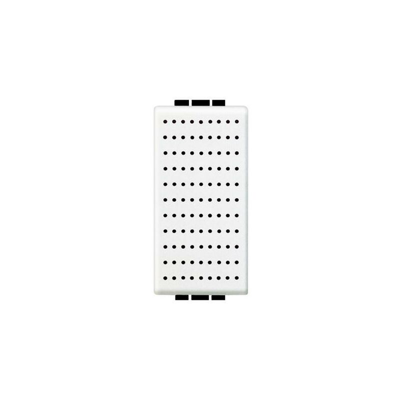 foto del prodotto bticino living light suoneria in bronzo 230v 8va 80db bianco