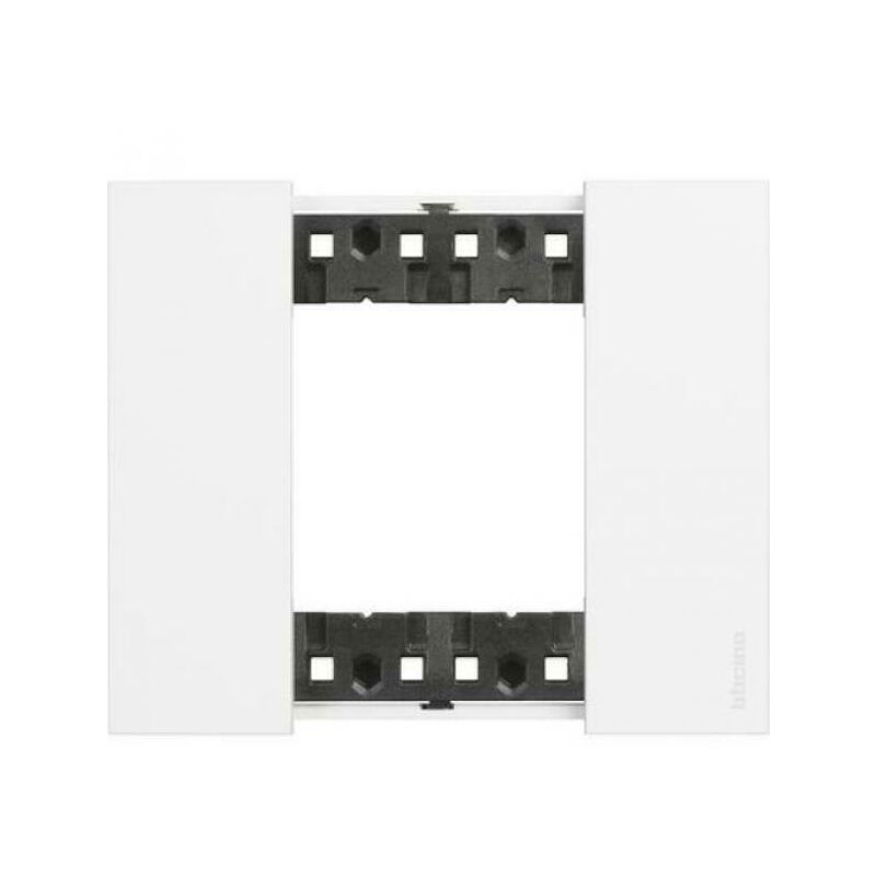 foto del prodotto bticino living now placca 2 moduli in plastica colore bianco ka4802kw
