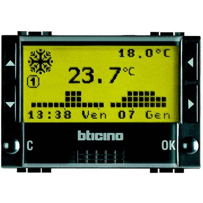 foto del prodotto bticino - livinginternational cronotermostato da incasso a batteria l4451