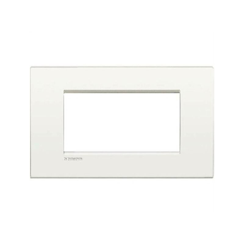 foto del prodotto bticino livinglight air placca 4 moduli colore bianco puro lnc4804bn