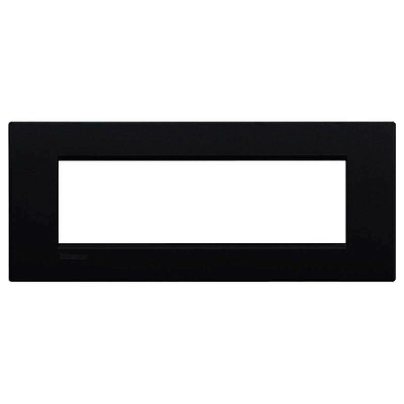 foto del prodotto bticino livinglight air placca 7 moduli colore antracite lnc4807ar