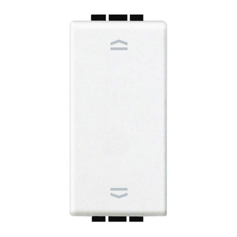 foto del prodotto bticino livinglight doppio tasto commutatore 1 0 2 bianco n4027n