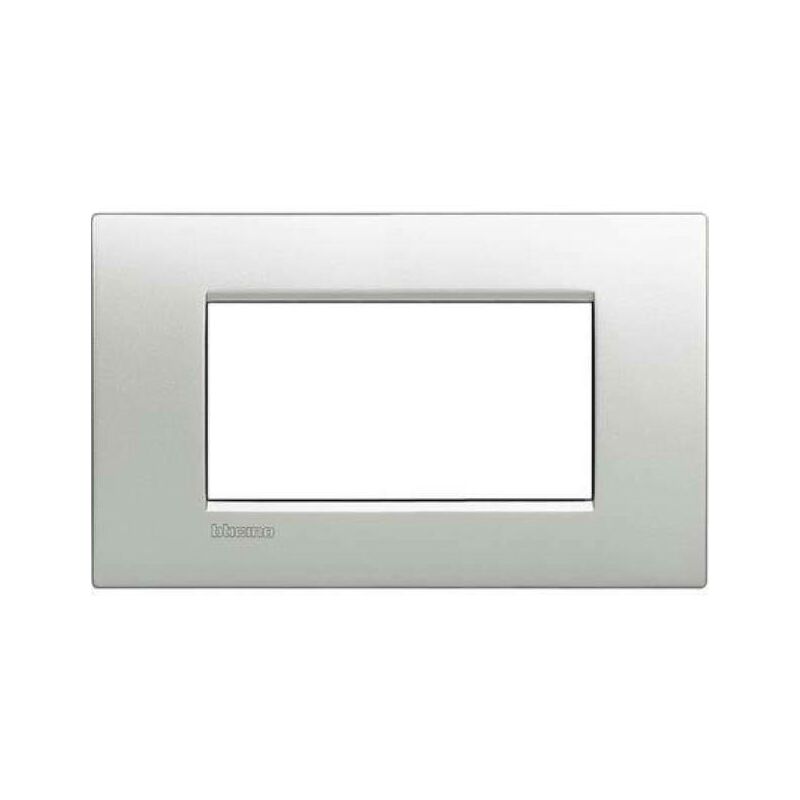 foto del prodotto bticino livinglight placca 4 moduli colore tech lna4804te
