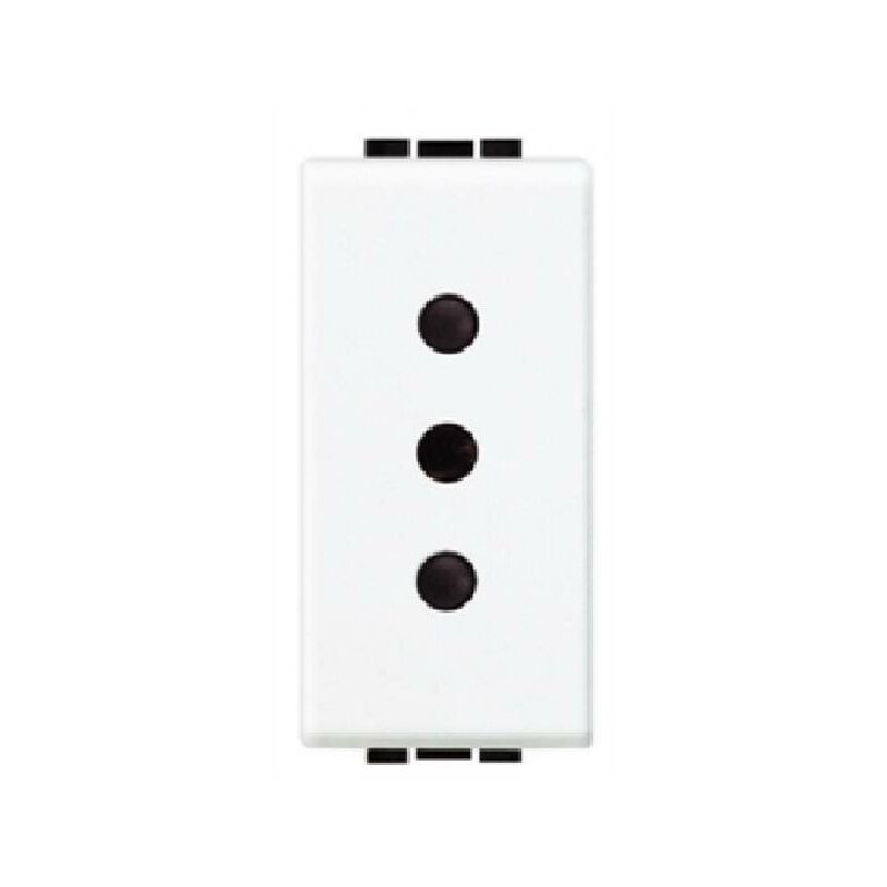 foto del prodotto bticino livinglight presa 2p t bianco n4113