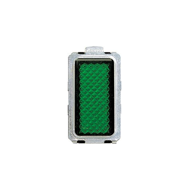foto del prodotto bticino magic portalampada con diffusore per lampade 24v 3w a siluro tipo s6x30 verde
