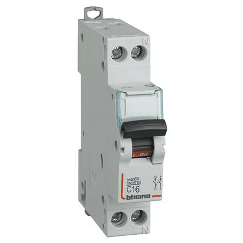 foto del prodotto bticino magnetotermico 16a 1p+n 6ka fn881c16