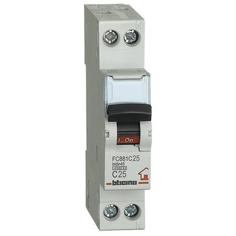 foto del prodotto bticino magnetotermico 25a 1 n 4,5ka fc881c25