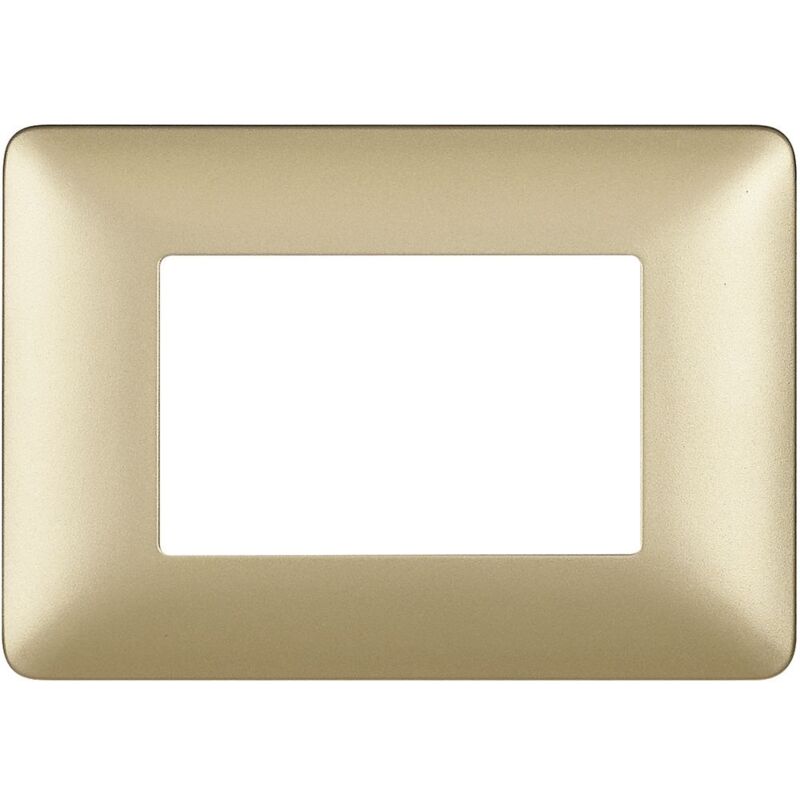 foto del prodotto bticino matix placca 3p gold 2 moduli colore oro