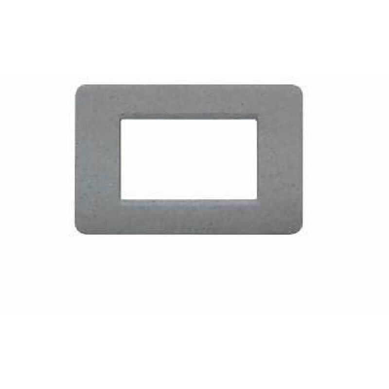 foto del prodotto bticino matix placca 3p pietra materiale termoplastico colore grigio pietra am4803sp