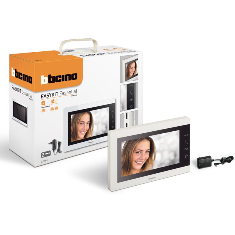 foto del prodotto bticino monitor aggiuntivo essential 7 a colori 333253