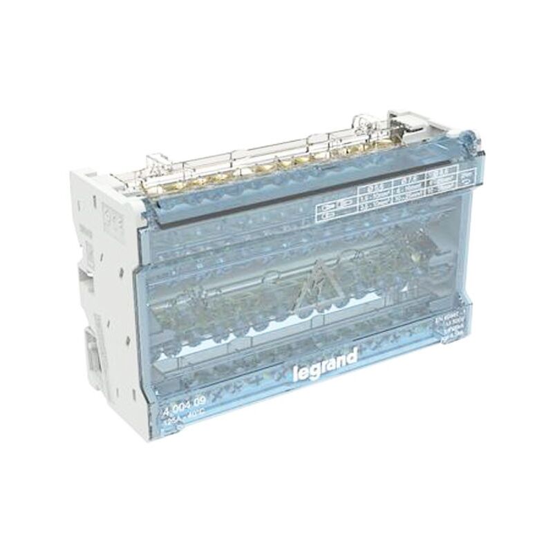 foto del prodotto bticino morsettiera modulare 125a 4 poli 15 fori 8 moduli 400409