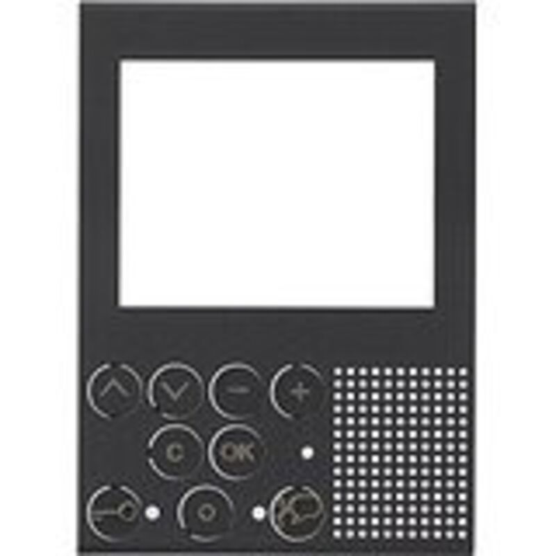 foto del prodotto bticino mostrina video display l l antracite matixgo cod. 344412 