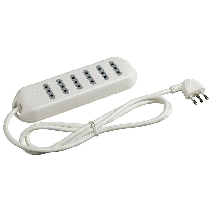 foto del prodotto bticino multipresa 6 uscite 1,5mt bianco