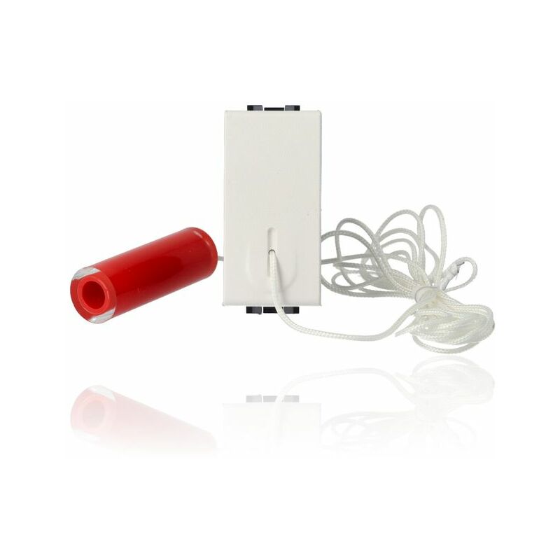 foto del prodotto bticino n4033 pulsante a tirante 1 polo no 10 v 230 v a.c. bianco livinglight