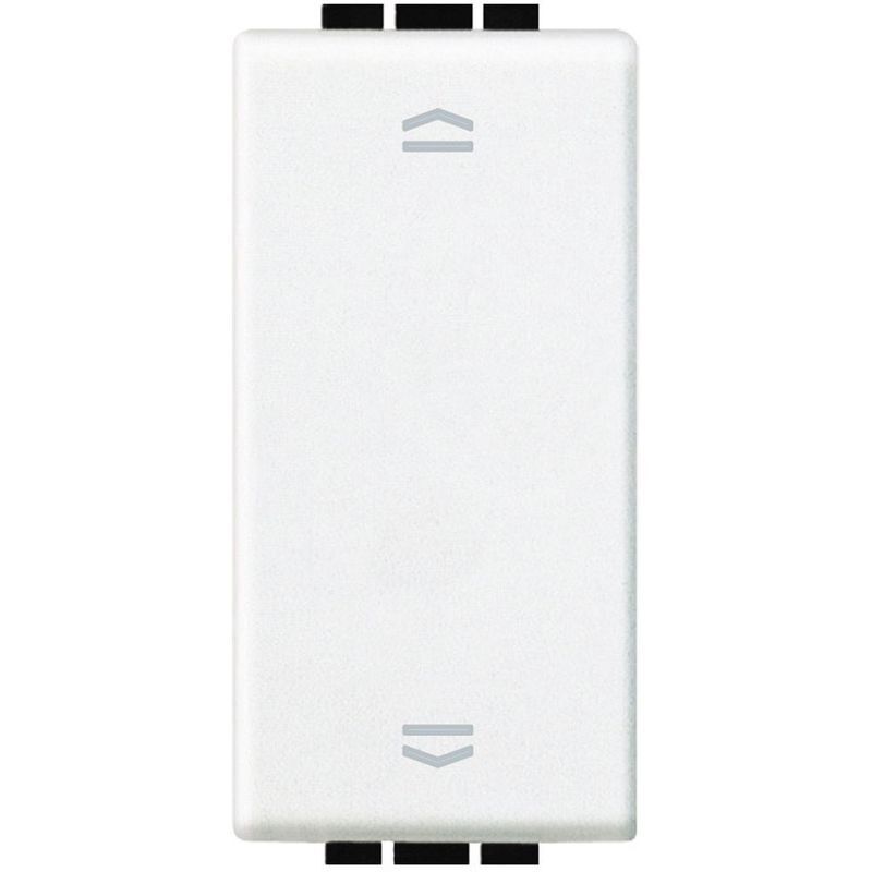 foto del prodotto bticino n4037n pulsante doppio 1p no 1p no interbloccato 10a 250 vac bianco livinglight
