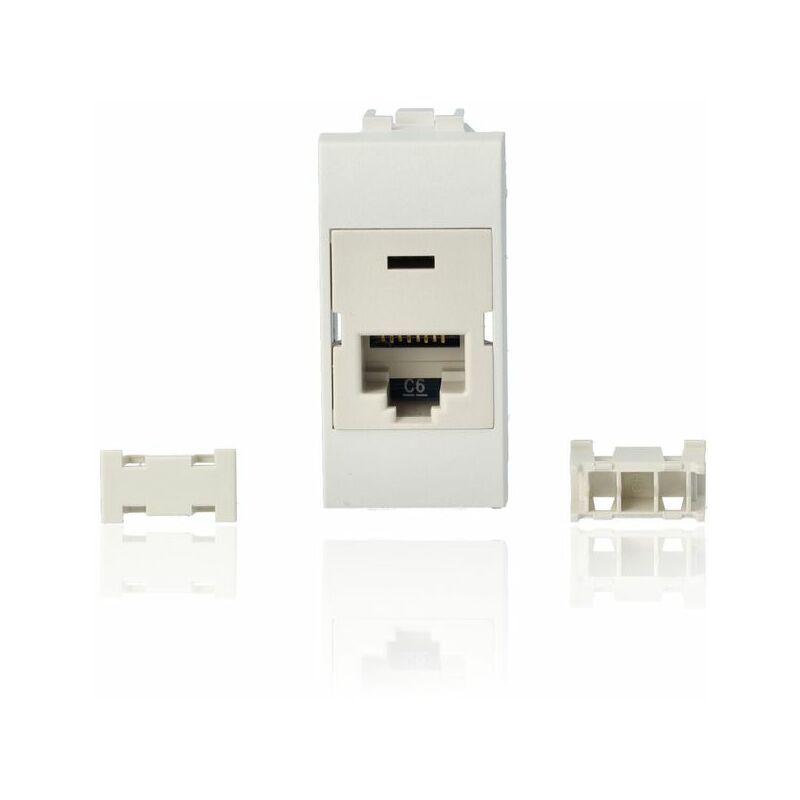 immagine 0 del prodotto bticino n4262c6 connettore rj45 categoria 6 utp bianco livinglight