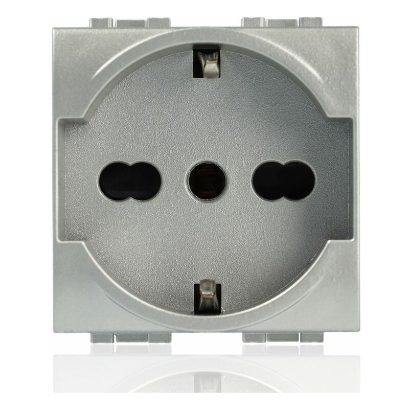 foto del prodotto bticino nt4140 16 presa standard tedesco e bipasso 10 16a 250 v ac livinglight