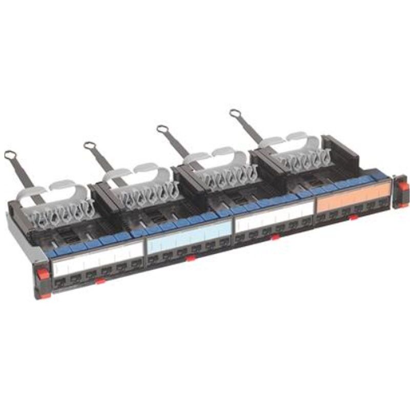 foto del prodotto bticino pannello di permutazione con 24 connettori rj45 cat6 utp c9024c6u