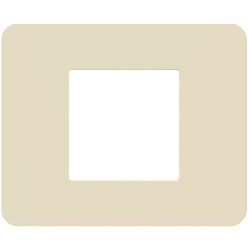 foto del prodotto bticino placca 2 moduli ivory avorio serie matixgo ja4802ti
