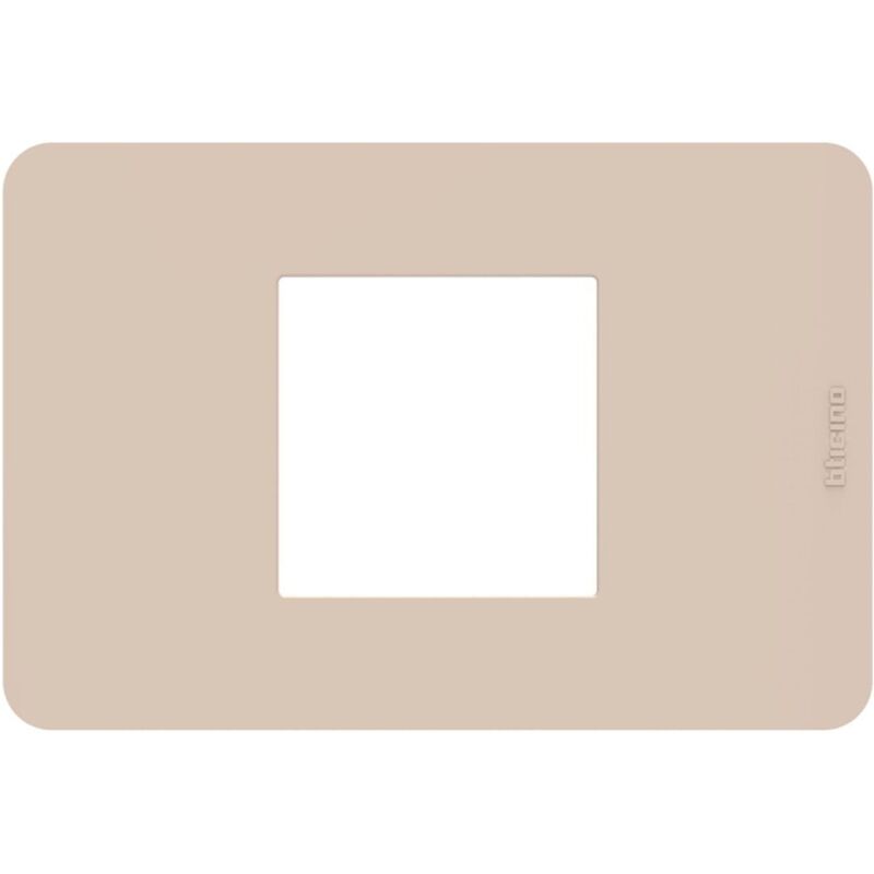 foto del prodotto bticino placca 2 moduli ritual tecnopolimero serie matixgo ja4819tr