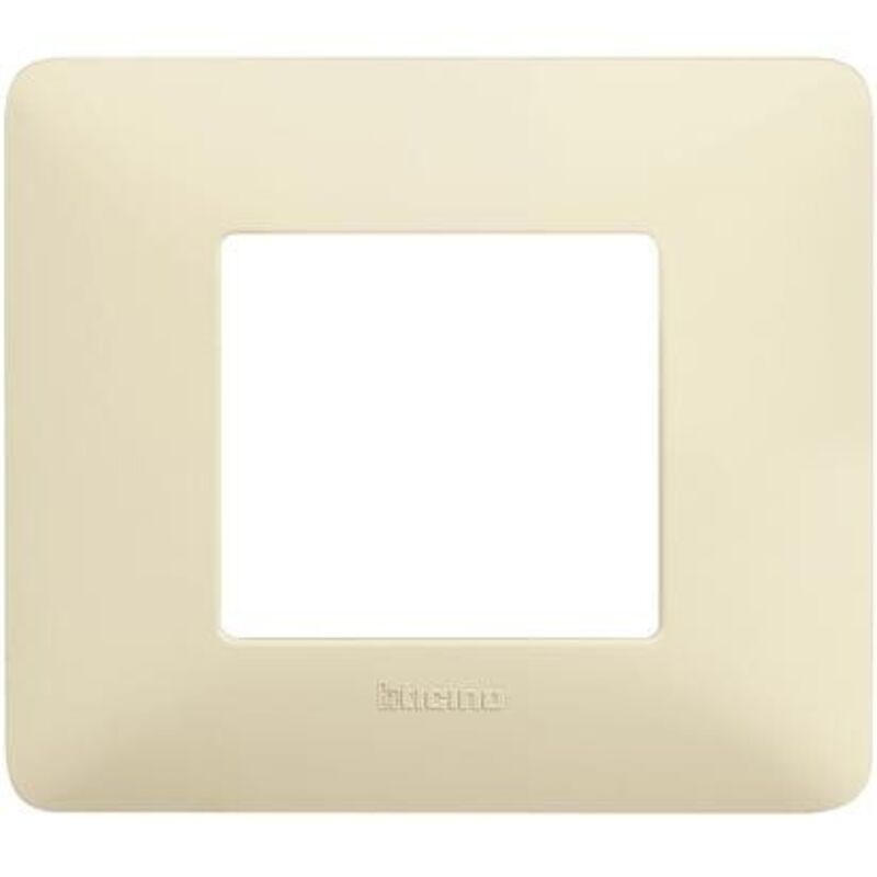 foto del prodotto bticino placca 2p avorio matix cod. am4802bav 