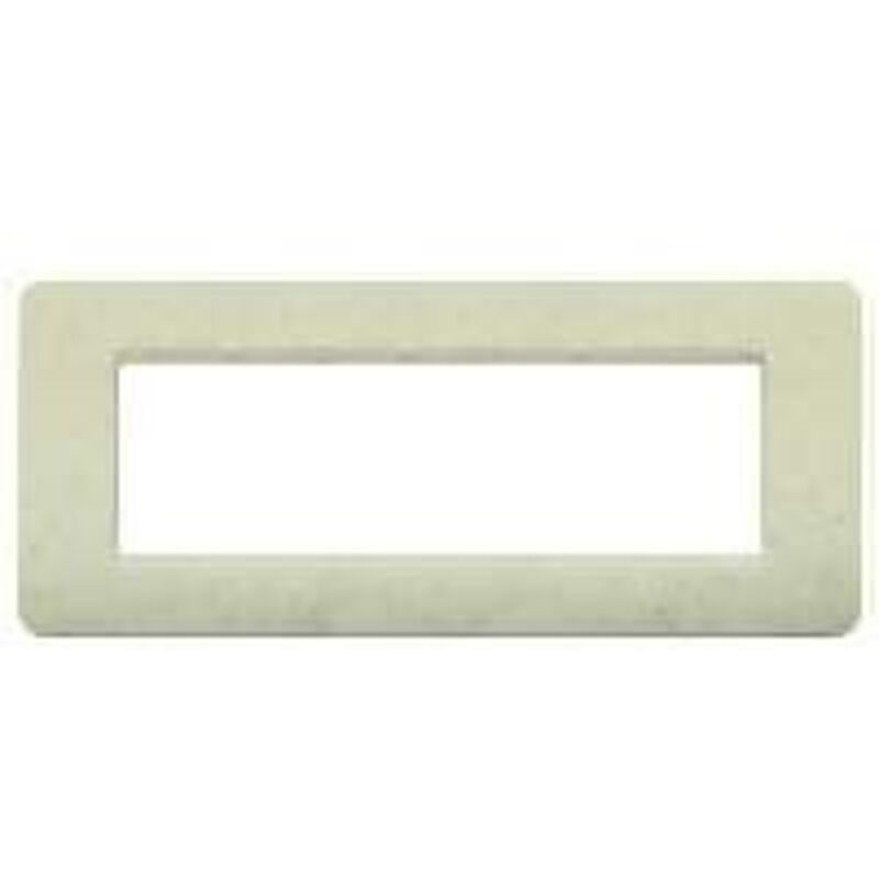 foto del prodotto bticino placca 6p acquamarina matix cod. am4806lsq 