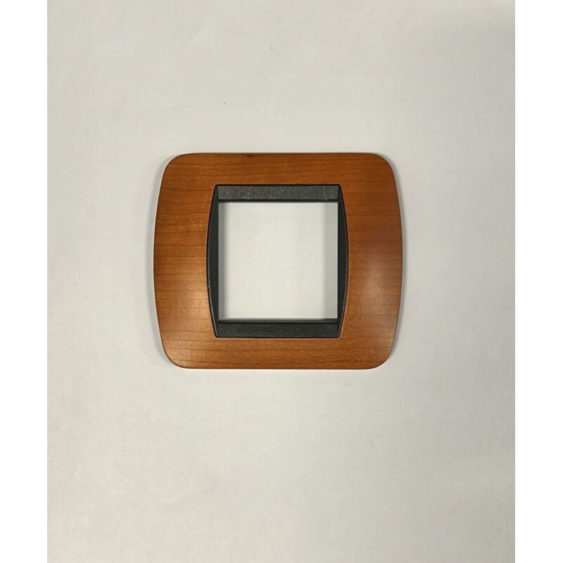 foto del prodotto bticino placca livinglight 2 moduli, acciaio scuro, materiale metallo
