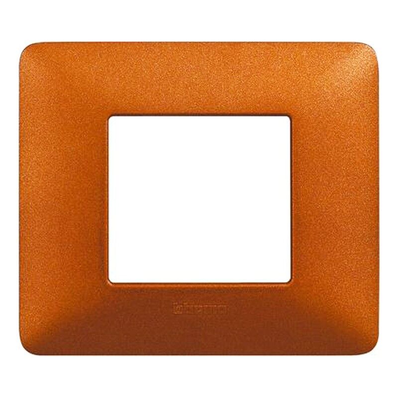 foto del prodotto bticino placca matix 2 moduli rosso terra am4802trt