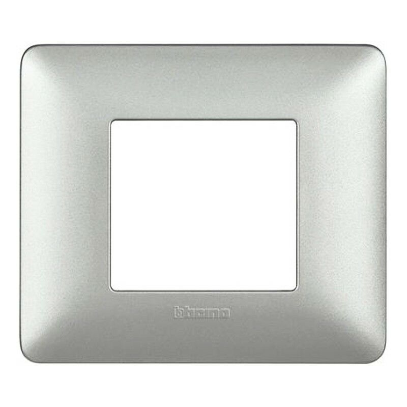 foto del prodotto bticino placca matix 2 moduli silver am4802msl