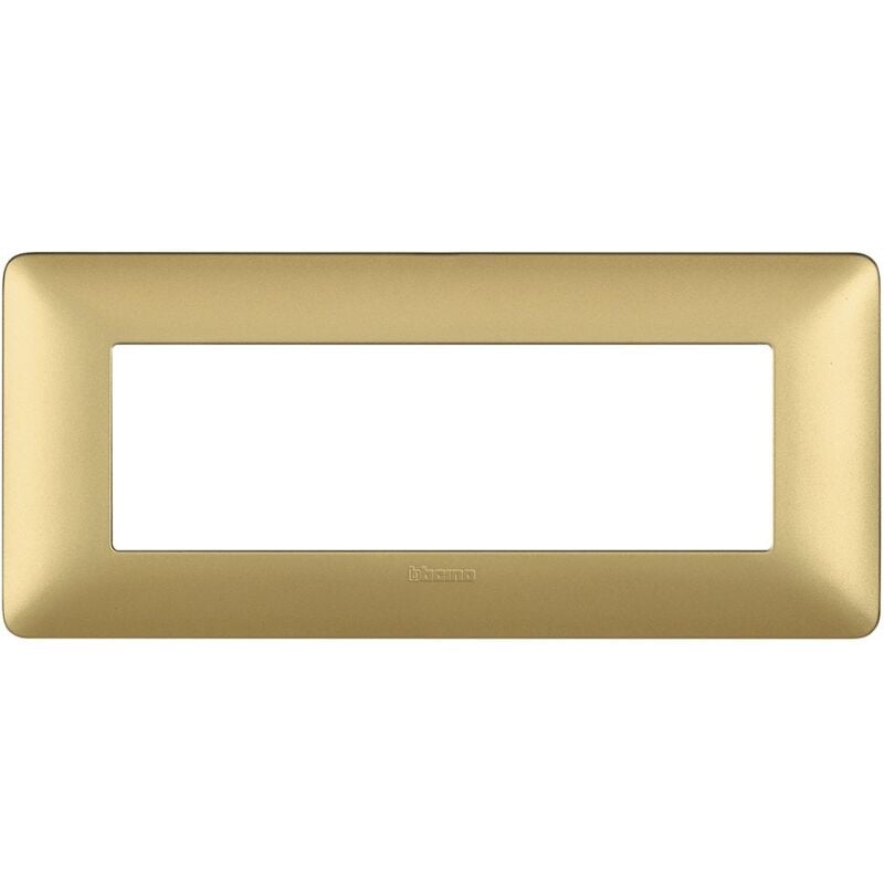 foto del prodotto bticino placca matix 6 moduli 84x191 mm gold am4806mgl