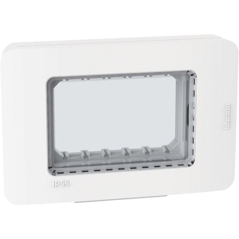 foto del prodotto bticino placca matixgo ip55 3 moduli bianco 28603w