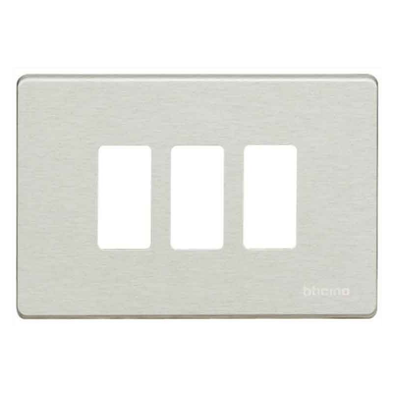 foto del prodotto bticino placca per interruttori magic 3 posti oxidal tic503 3 x