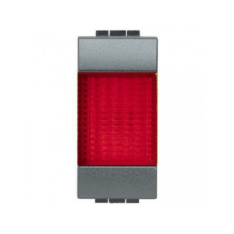 foto del prodotto bticino portalampada con diffusore rosso livinglight l4371r