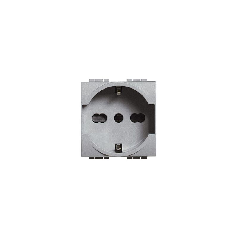 foto del prodotto bticino presa 2p t 16a 250vac standard tedesco livinglight tech