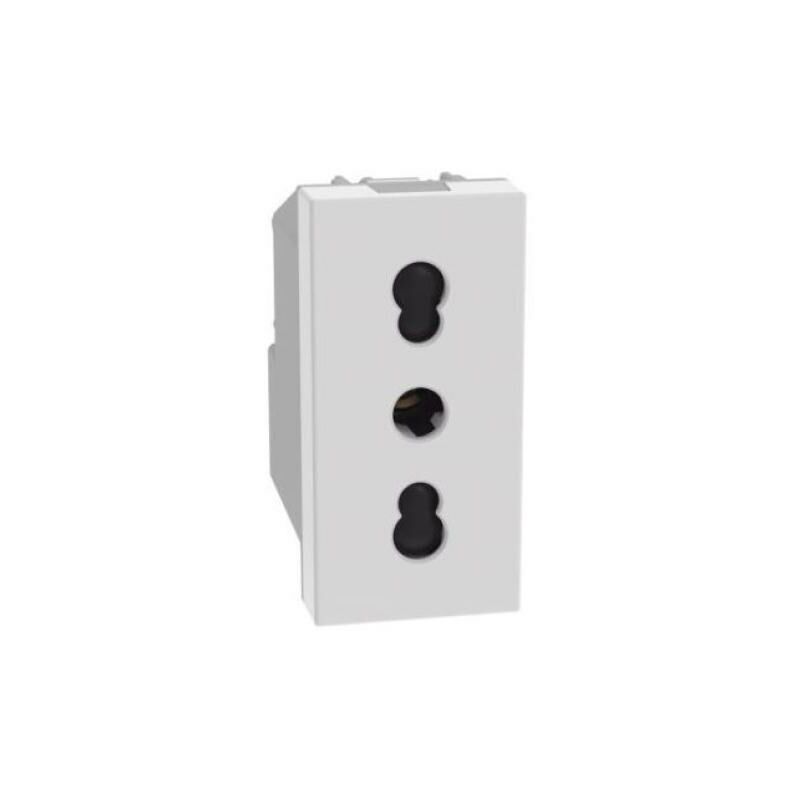 foto del prodotto bticino presa bipasso matixgo 2p t 16a 1 modulo bianco jw4180