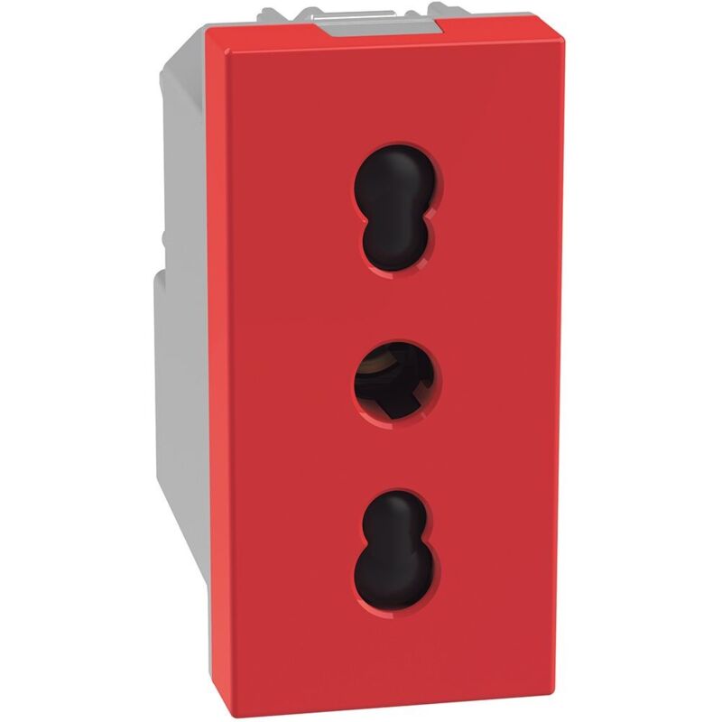 foto del prodotto bticino presa bipasso p17 11 rossa 16a serie matixgo jw4180
