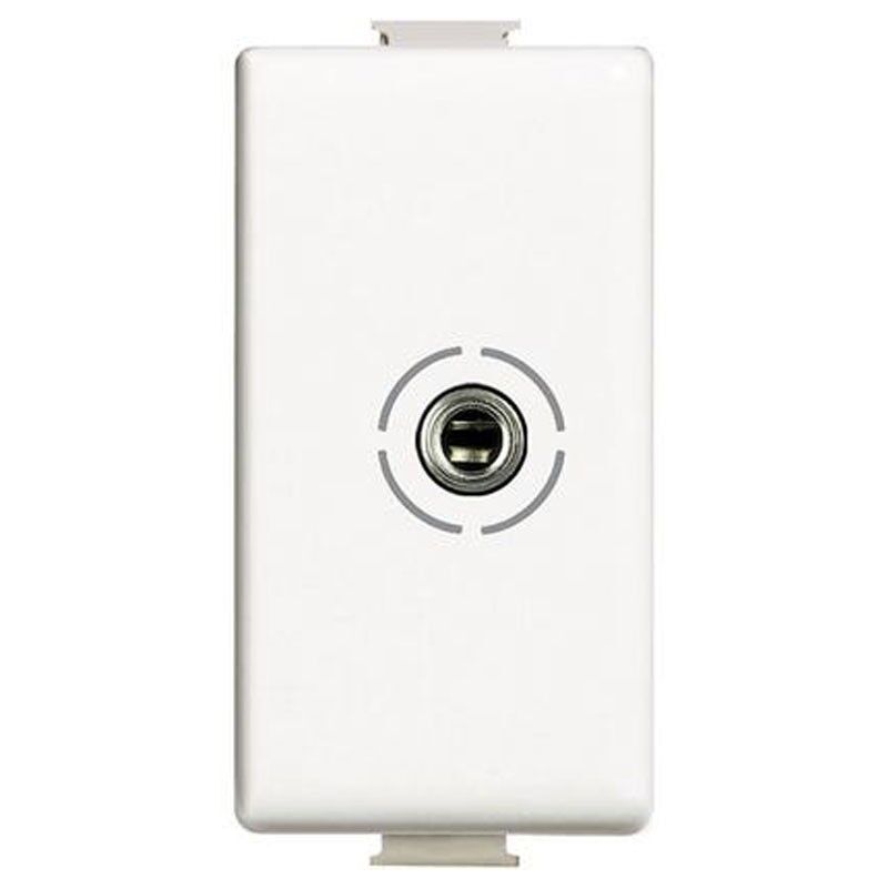 foto del prodotto bticino presa connettore audio video matix bianco jack 3,5 am4280
