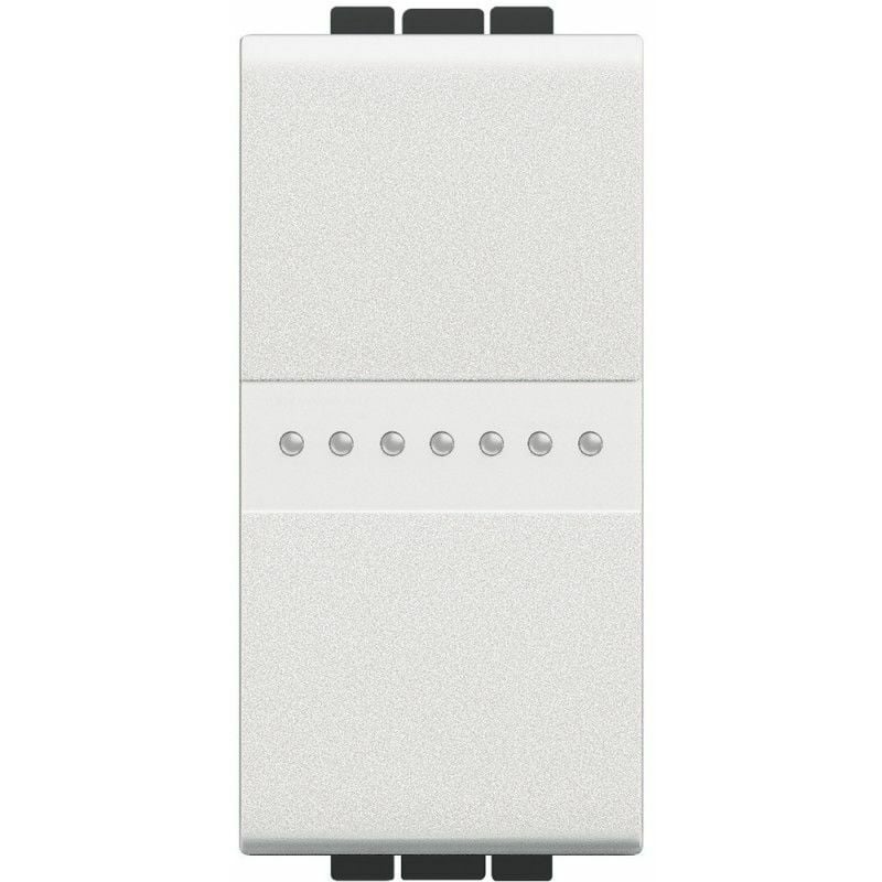 foto del prodotto bticino pulsante assiale livinglight 10a modulo terminale auto 1 bianco n4055an