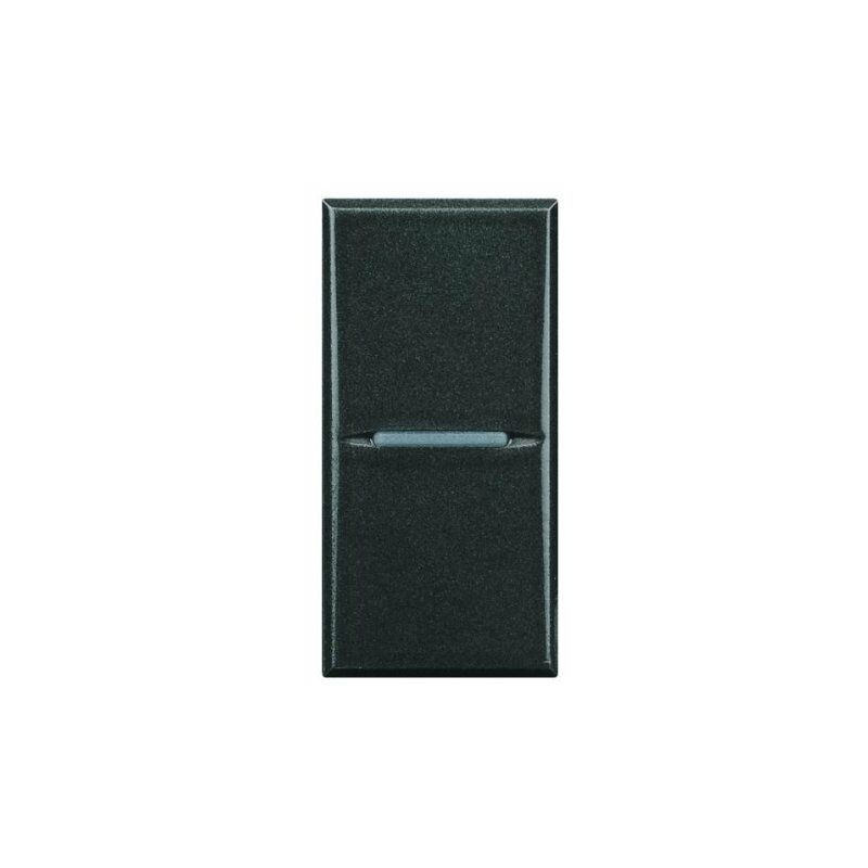 foto del prodotto bticino pulsante axolute 1p 1 modulo, no 10a, colore chiaro btihs4005