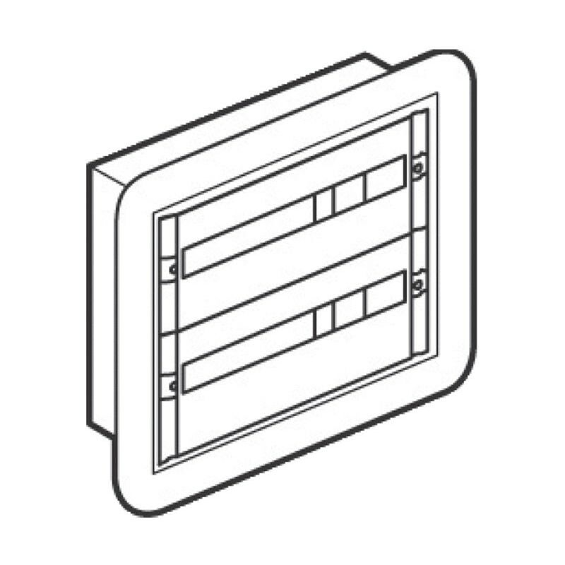 foto del prodotto bticino quadro da incasso 48 moduli componibile ip43 94520i