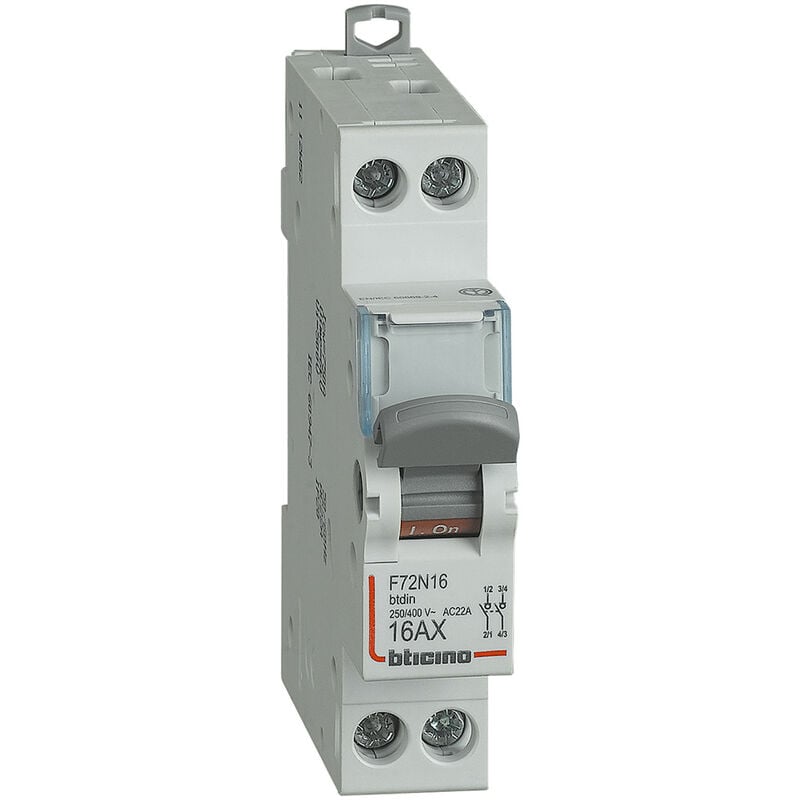 foto del prodotto bticino sezionatore modulare 16a 2p 1 modulo f72n16