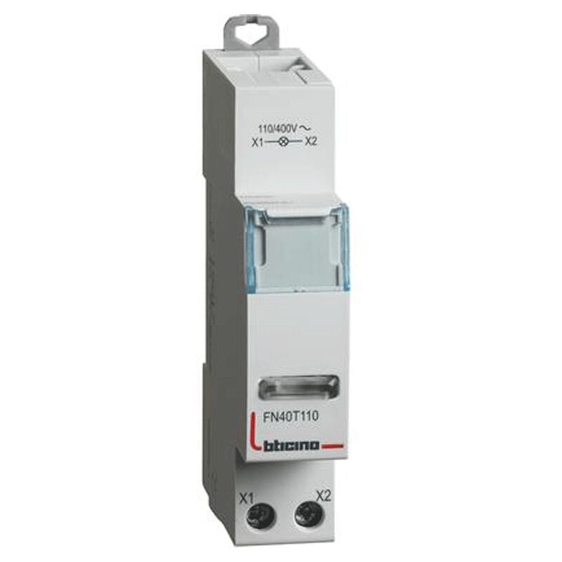 foto del prodotto bticino spia luminosa con led trasparente 110 400 vac 1 modulo fn40t110