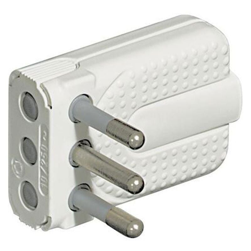 foto del prodotto bticino spina corner salvaspazio orientabile 10a bianco s2465ta