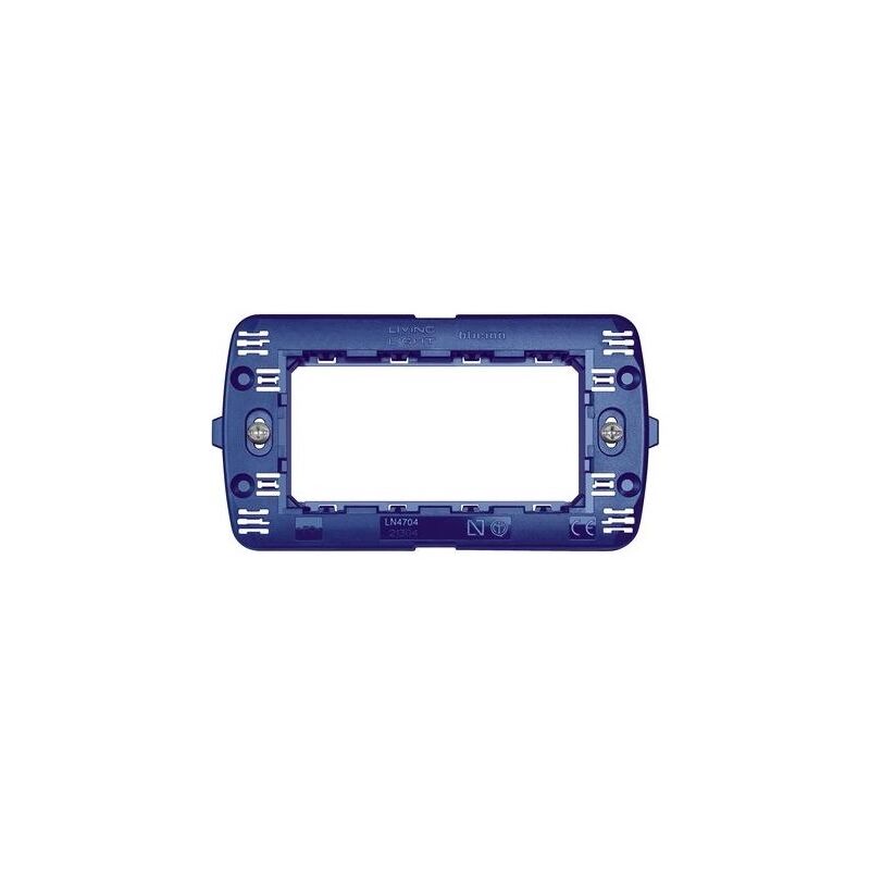 foto del prodotto bticino supporto unico per placche 4 moduli livinglight ln4704