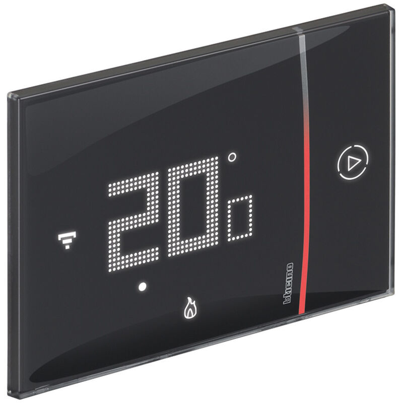 foto del prodotto bticino termostato wifi smarther2 digitale incasso nero sxg8002